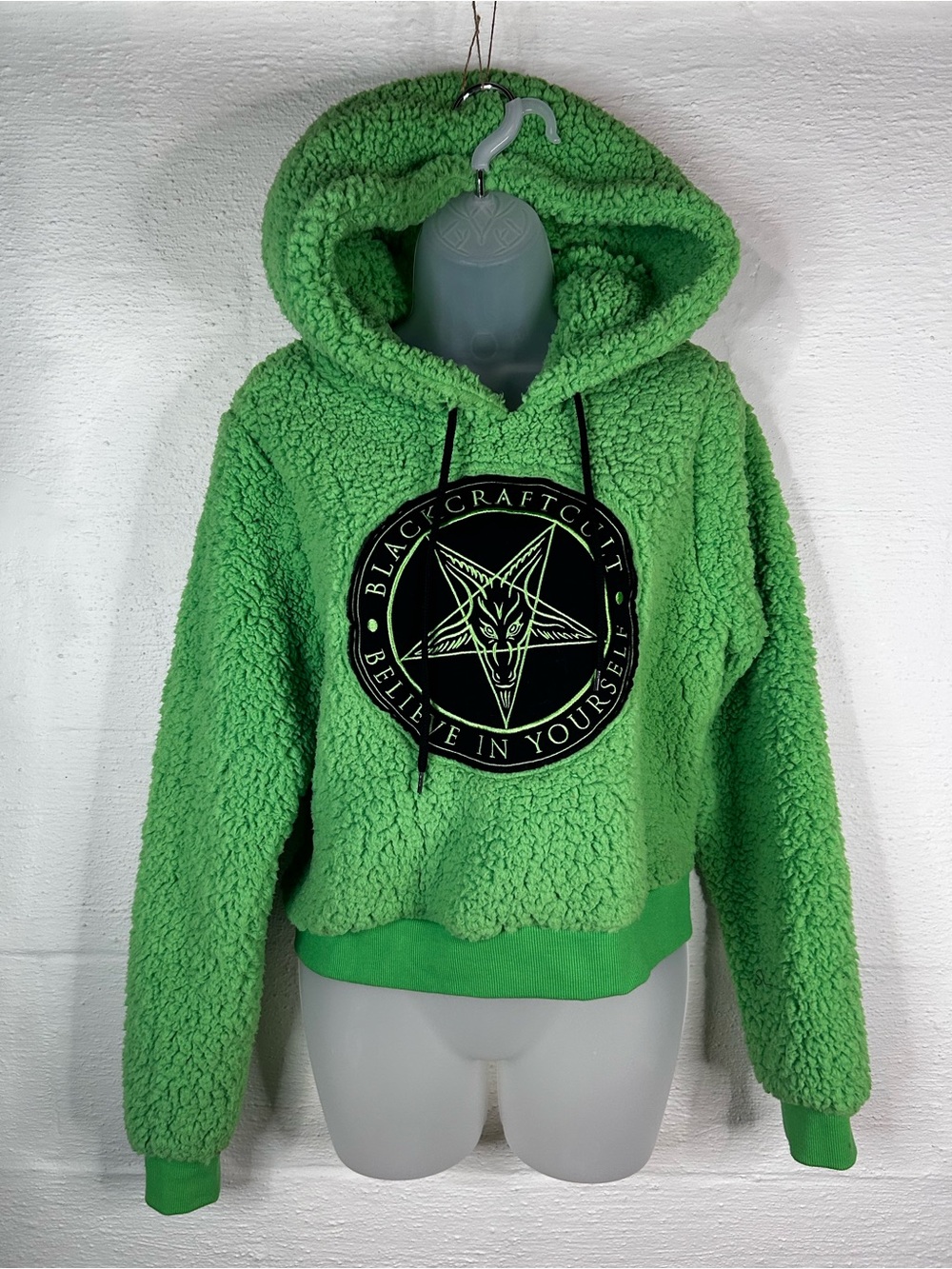BCC Neon green Sherpa hoodie
